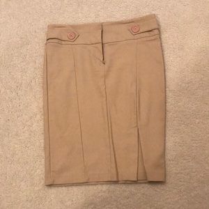Papaya pencil skirt